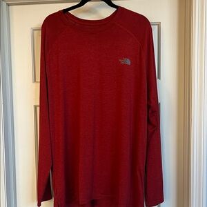 The North Face Men's Red Long Sleeve Shirt